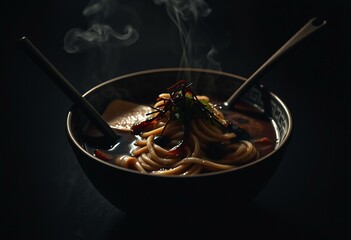 Fototapeta premium Dark and moody food aesthetics