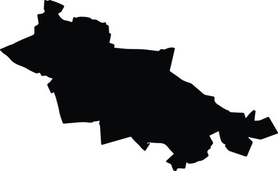 Altamirano Mexico silhouette map