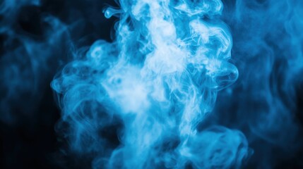Blue Smoky Background for Abstract and Artistic Designs