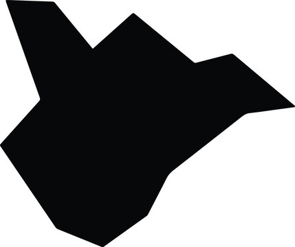 Alassa Cyprus silhouette map