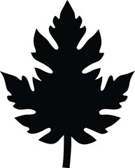papaya leaf silhouette