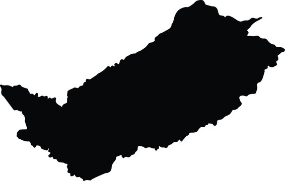 Aracataca Colombia silhouette map
