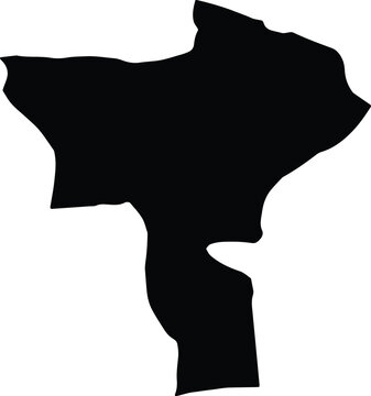 Ar Rawdah Yemen silhouette map