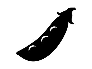 vector illustration of a pea 