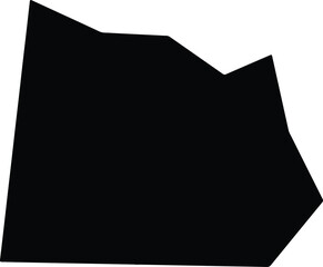 Anson United States silhouette map