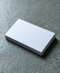 Fototapeta premium Business Card Blank Design Template Mockup White Paper Clean Space Background Minimal Stationery Identity Professional Branding Modern Surface Layout Custom Editable Print Commercial Presentation