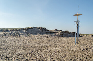 Lifeguard post at El Saler Beach, Spain