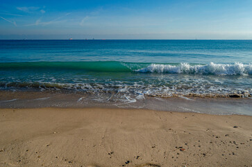 View of Saler Beach, Valencia, Spain