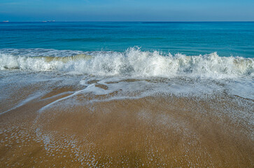 View of Saler Beach, Valencia, Spain