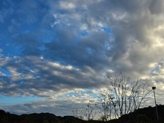cloudy sky, clouds, weather, overcast, atmosphere, nature, natural landscape, mood, gray sky, cloud cluster, gloom, peaceful, lyrical, nature observation, air, changeable, cloud texture, natural pheno