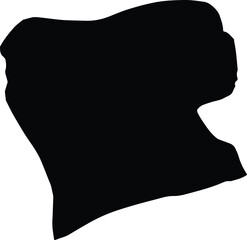 Ash Shihr Yemen silhouette map