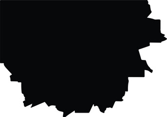 Ascensión Mexico silhouette map