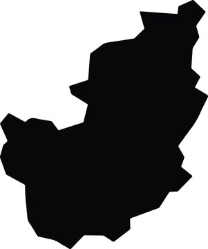 Asago Japan silhouette map