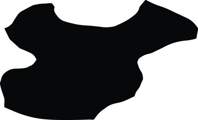 Arsanjan Iran silhouette map