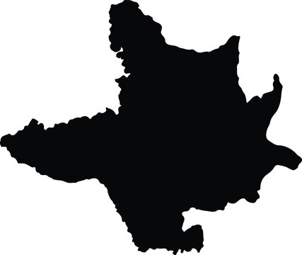 Armero Colombia silhouette map