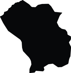 Arhavi Turkey silhouette map