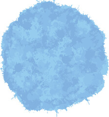 blue background of a white round frame. vector illustration