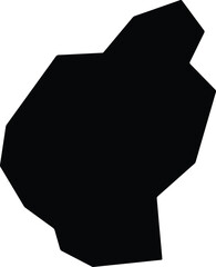 Araújos Brazil silhouette map