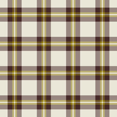 Sexy tartan seamless textile, minimalist plaid background vector. Scratch check texture fabric pattern in pastel and yellow colors.