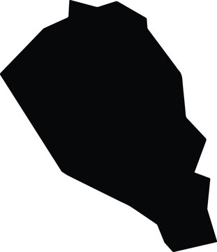 Arapiraca Brazil silhouette map