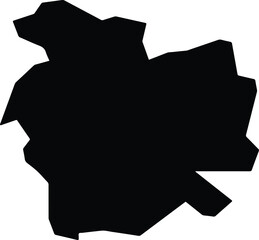 Arandjelovac Municipality Serbia silhouette map