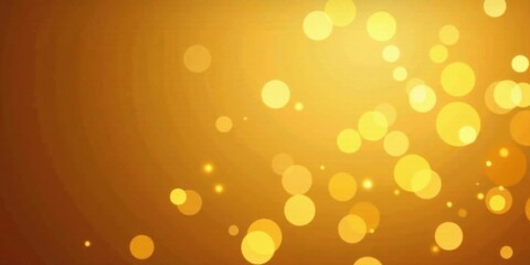 Abstract Golden Bokeh Background with Shimmering Lights and Warm Hues Perfect for Festive Designs and Celebrations
