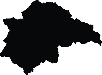 Obraz premium Ba To Vietnam silhouette map