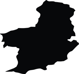 Azdavay Turkey silhouette map