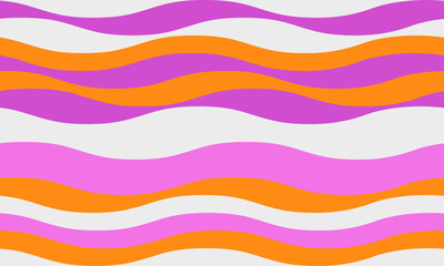 Vibrant, wavy abstract pattern in pink and orange.  Perfect for backgrounds, website design, or textile prints.  This playful, retroinspired design evokes feelings of energy and fluidity.