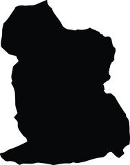 Asseb Eritrea silhouette map