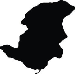 Aspindza Georgia silhouette map