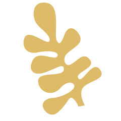 leaves abstract blobs creative hand drawing doodle element