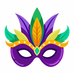 carnival mask vector illustration