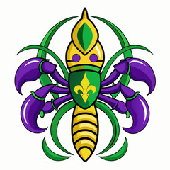 vector illustration of a bee