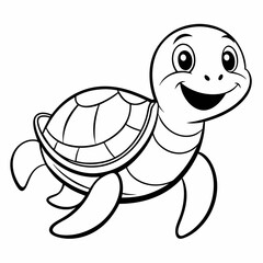 funny turtle cartoon