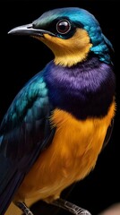 Fototapeta premium Golden breasted starling