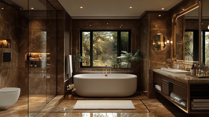 modern bathroom interior