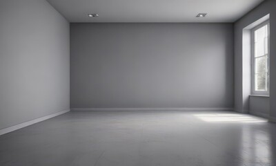 Empty grey room, perfect for product display, subtle gradient  ,  sophisticated,  backdrop
