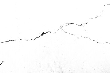 cracked concrete wall tranpsarent