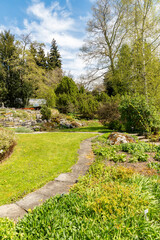 Botanical garden in Saint Gallen in Switzerland 19.4.25