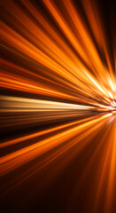 Naklejka premium Abstract orange light streaks background speed motion blur effect wallpaper graphic design illustration art abstract texture 9:16