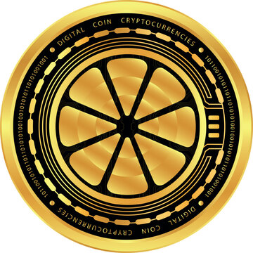 limewire-lmwr cryptocurrency illustrations on abstract background. 3d illustrations.