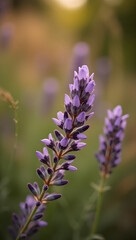 lavender flowers in the garden