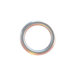 Sleek metallic ring abstract design modern artwork perfect for backgrounds and overlays