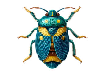 Vibrant Insect with Detailed Patterns and Textures for Nature and Design Projects