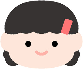 가족 가족구성원 언니 여동생 막내 누나 여자형제 여자어린이 여자얼굴 어린이날 어린이 일러스트