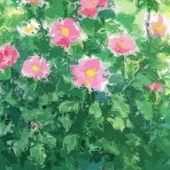 Various oil paintings, flowers, cats, dogs, parrots, tropical leaves, birds, butterflies, roses, peonies, tigers