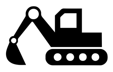 Excavator with Bucket Arm on Tracks – Construction Machinery, Earthmoving Equipment, Industrial, Engineering and Heavy Equipment