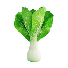 Isometric bok choy with soft lighting tiny
