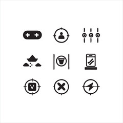 Communication and Media Icon Set 